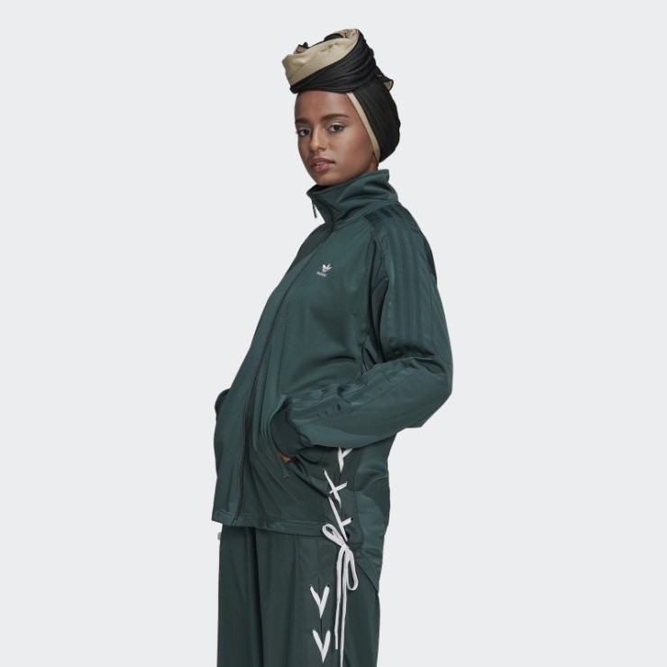 Chaqueta De Chándal Con Cordones Siempre Original Verde Mineral De Adidas
