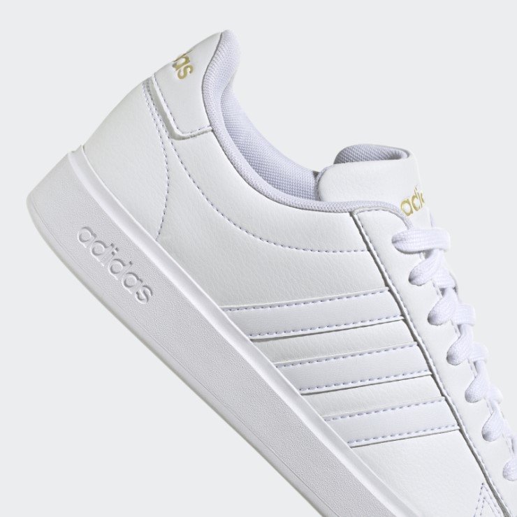 Adidas Grand Court Cloudfoam Lifestyle Court Comfort Zapatos Oro Metalizado