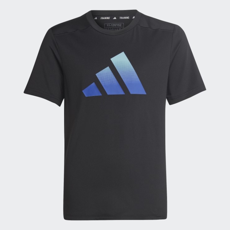 Camiseta Negra Con Logo Aeroready De Adidas Train Icons