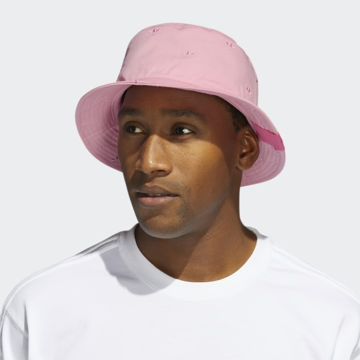 Sombrero De Pescador Rosa Claro Allover Print Trefoil De Adidas