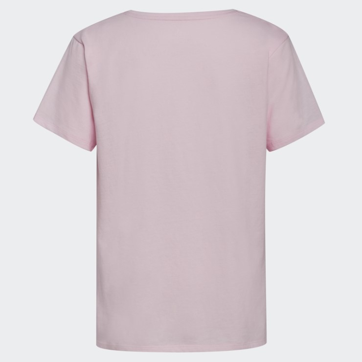 Camiseta Adidas Rosa Con Abertura Larga (talla Extendida)