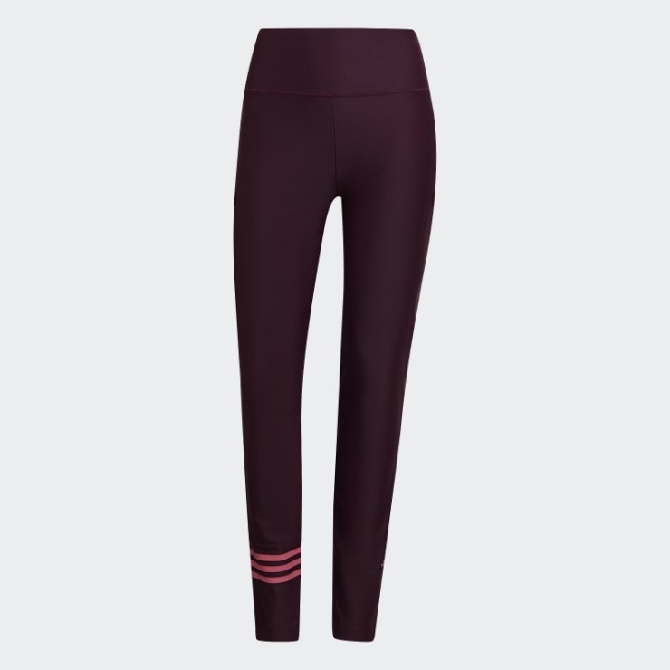 Pantalón De Baño 3 Rayas Adidas Granate