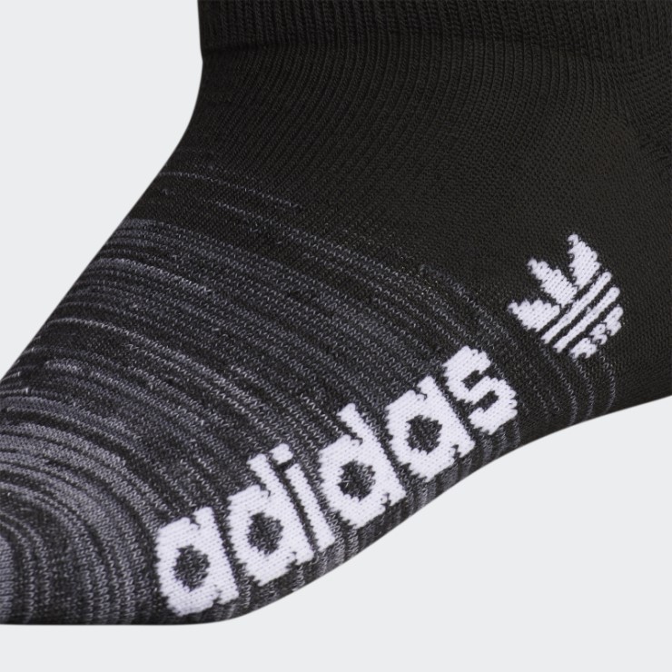 Calcetines Negros Adidas Superlite Degradados Invisibles 6 Pares