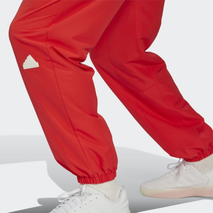 Pantalon Tejido Adidas Rojo