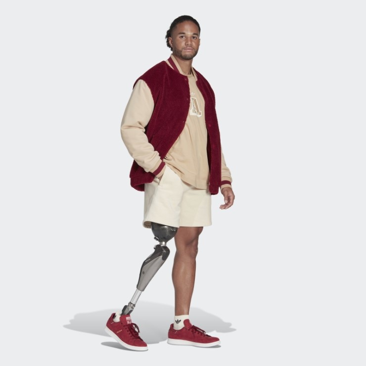 Chaqueta Universitaria Adidas Burdeos