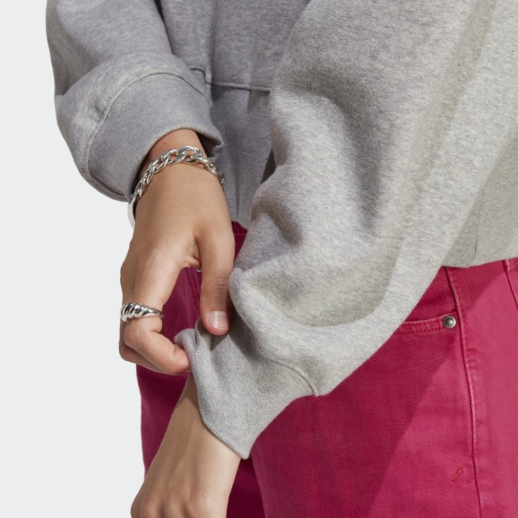 Sudadera Gris Medio Adidas Adicolor Essentials Crew