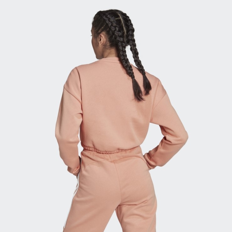 Sudadera Hyperglam Crop Crew Adidas Ambient Blush