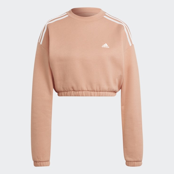Sudadera Hyperglam Crop Crew Adidas Ambient Blush