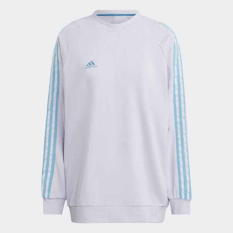 Sudadera Tiro Con Cuello Redondo (género Neutro) Silver Dawn Adidas