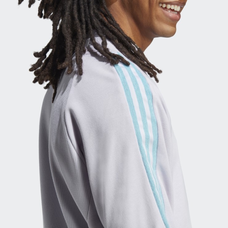 Sudadera Tiro Con Cuello Redondo (género Neutro) Silver Dawn Adidas