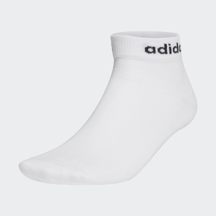 Adidas Calcetines Tobilleros No Acolchados Blancos 3 Pares