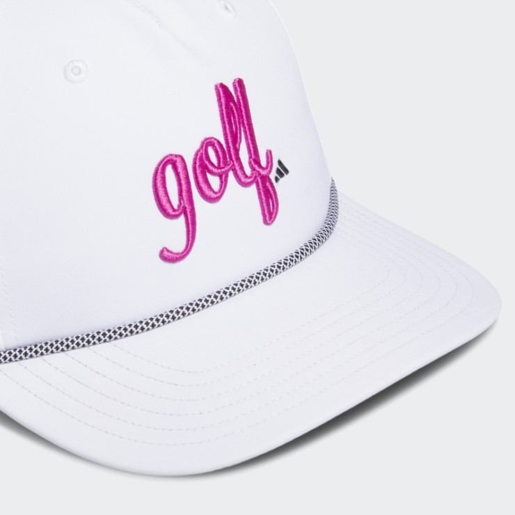 Gorra De Golf De Cinco Paneles Adidas Blanca