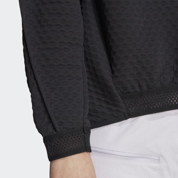 Adidas Terrex Utilitas Chaqueta Polar Con Media Cremallera Negro