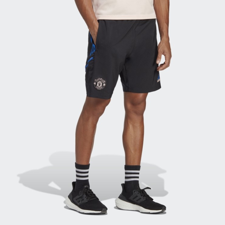 Pantalón Corto Adidas Manchester United Condivo 22 Downtime Negro
