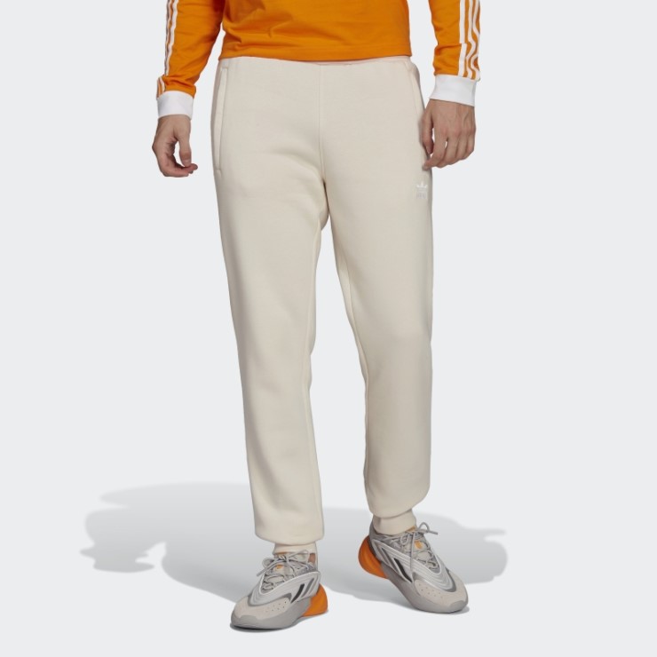 Pantalones Adicolor Essentials Trefoil Adidas Blanco