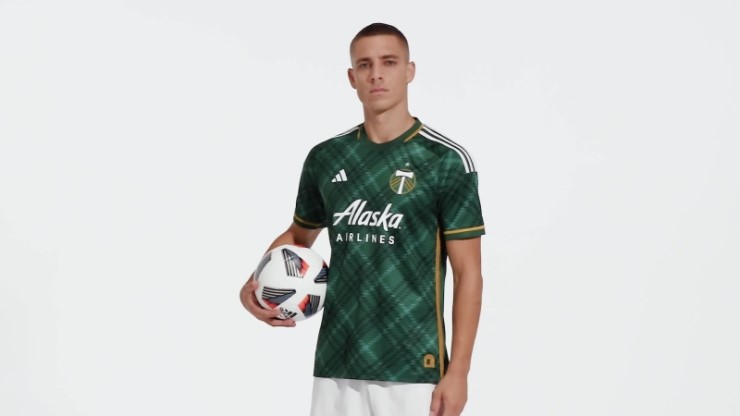 Camiseta Adidas Tech Forest Portland Timbers Primera Equipación 23/24 Auténtica
