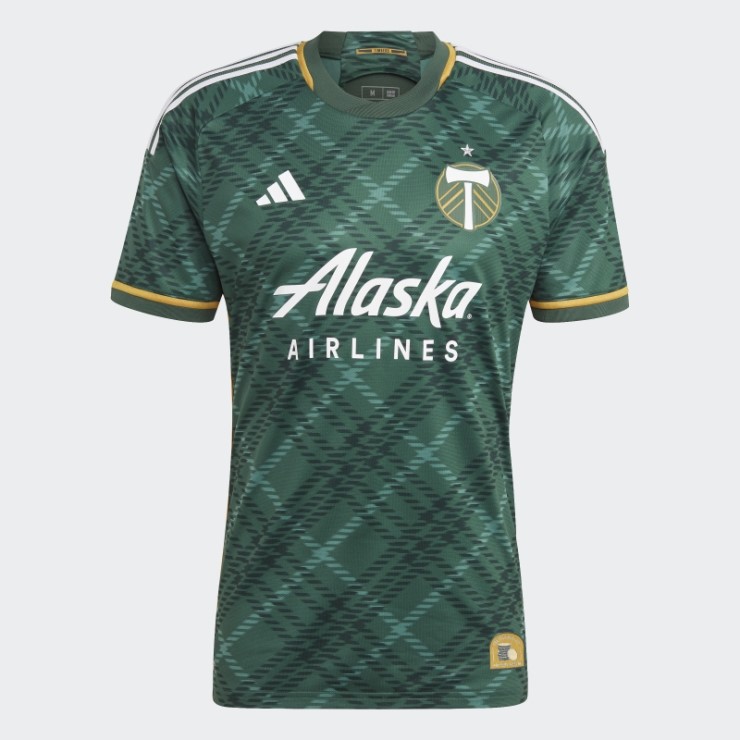Camiseta Adidas Tech Forest Portland Timbers Primera Equipación 23/24 Auténtica