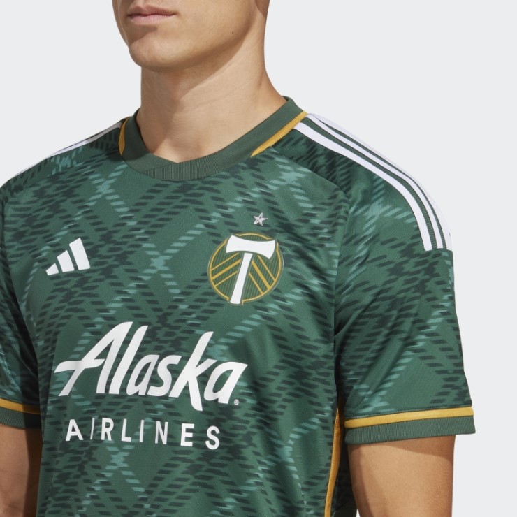 Camiseta Adidas Tech Forest Portland Timbers Primera Equipación 23/24 Auténtica