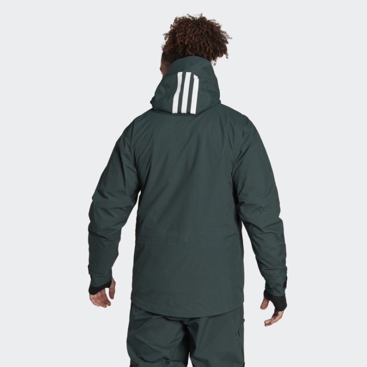 Adidas Terrex Myshelter Chaqueta De Nieve De 3 Capas Gore Tex Verde