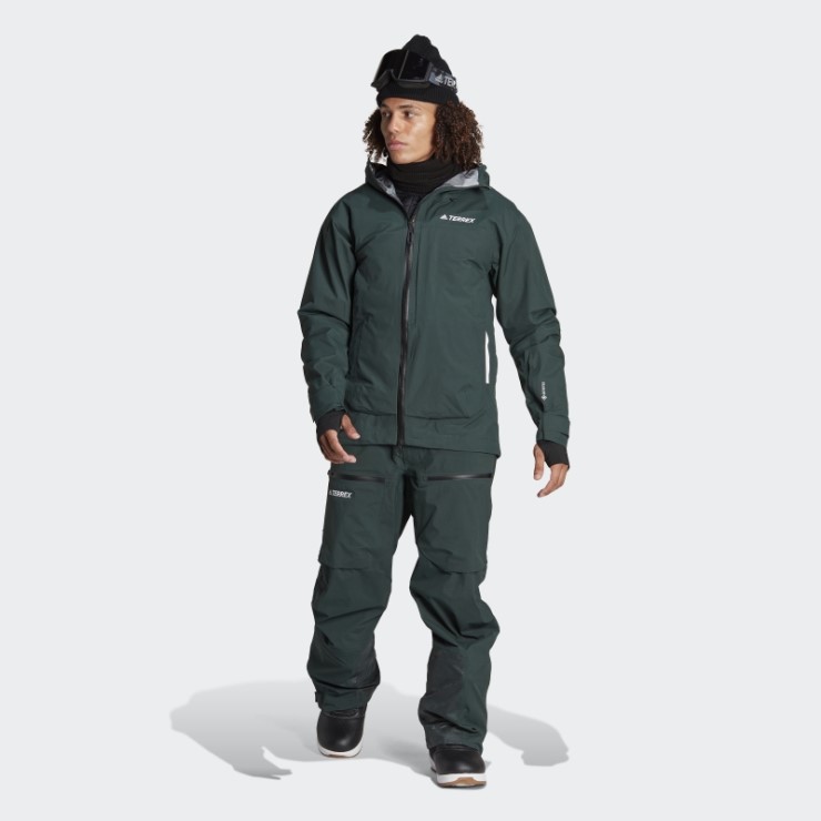 Adidas Terrex Myshelter Chaqueta De Nieve De 3 Capas Gore Tex Verde