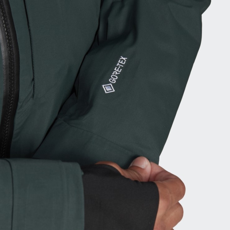 Adidas Terrex Myshelter Chaqueta De Nieve De 3 Capas Gore Tex Verde