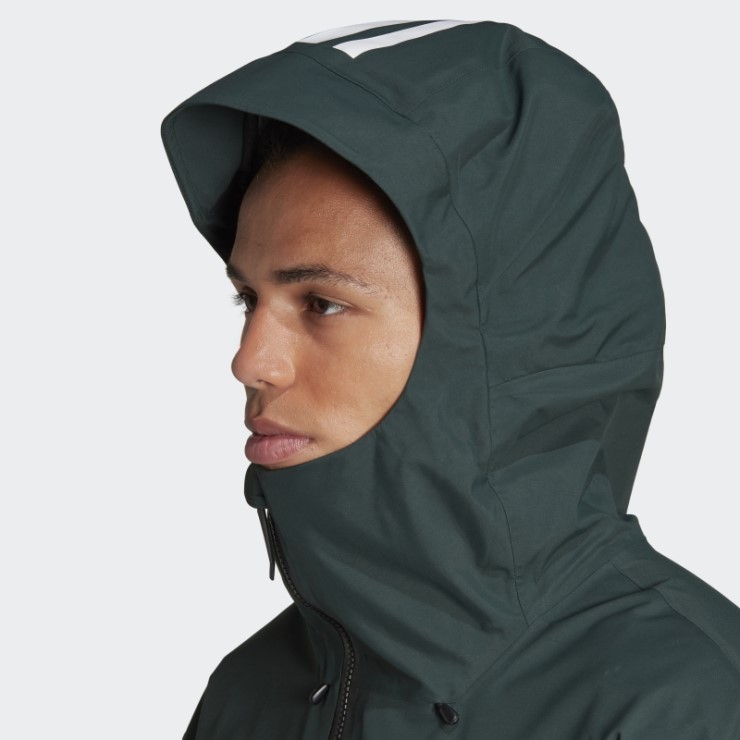 Adidas Terrex Myshelter Chaqueta De Nieve De 3 Capas Gore Tex Verde