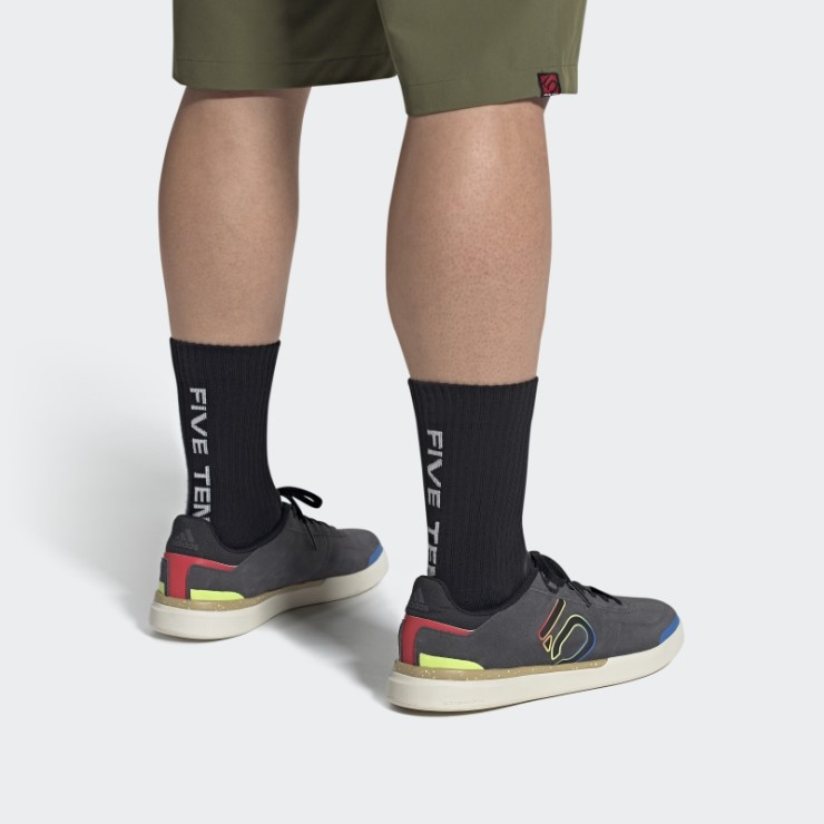 Negro Adidas Five Ten Sleuth Dlx Zapatos De Bicicleta De Montaña