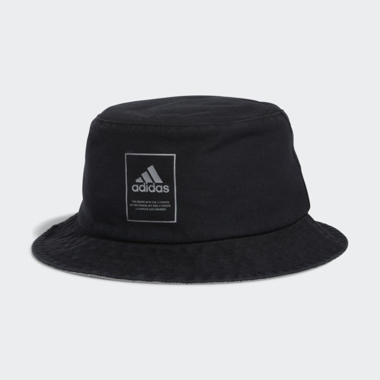 Gorro Estilo Pescador Lavado Adidas Negro