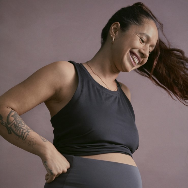 Adidas Aeroready Diseñado 2 Move Sport Tank Top (maternidad) Blanco Moda