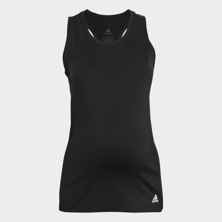 Camiseta Sin Mangas Deportiva Adidas Aeroready Design 2 Move (maternidad) Blanca