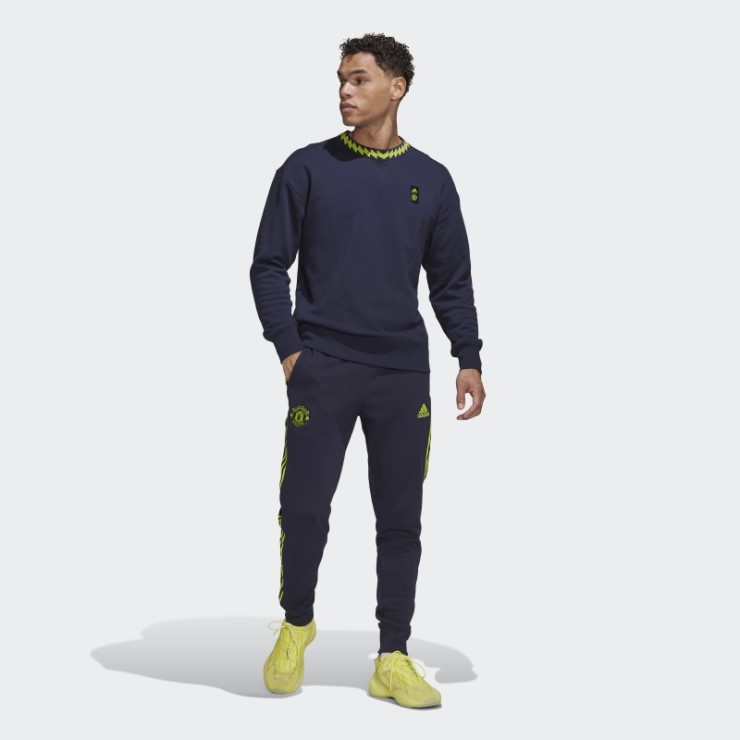 Adidas Manchester United Lifestyler Crew Sudadera Tinta Tinta