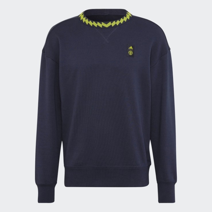 Adidas Manchester United Lifestyler Crew Sudadera Tinta Tinta