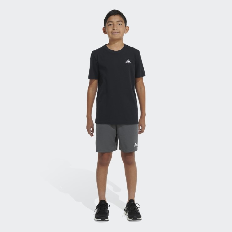 Camiseta Essential Emb Logo Adidas Negra