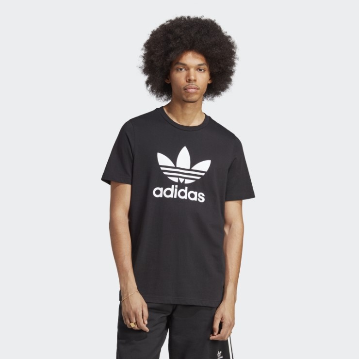 Camiseta Adicolor Classics Trefoil Negro Adidas