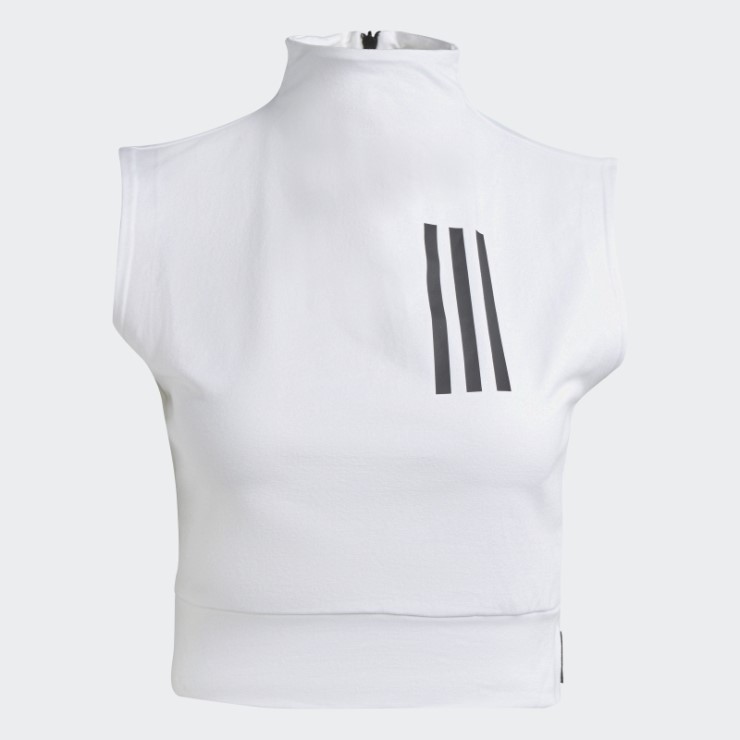 Camiseta Corta Sin Mangas Mission Victory Adidas Blanca