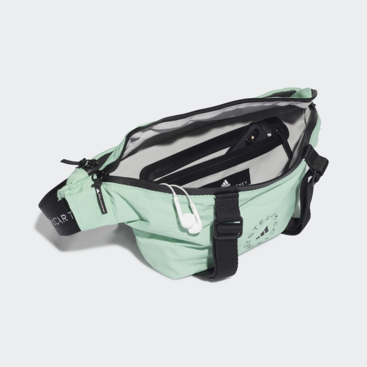 Adidas By Stella Mccartney Riñonera Convertible Verde Caliente