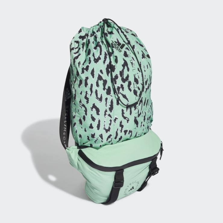 Adidas By Stella Mccartney Riñonera Convertible Verde Caliente