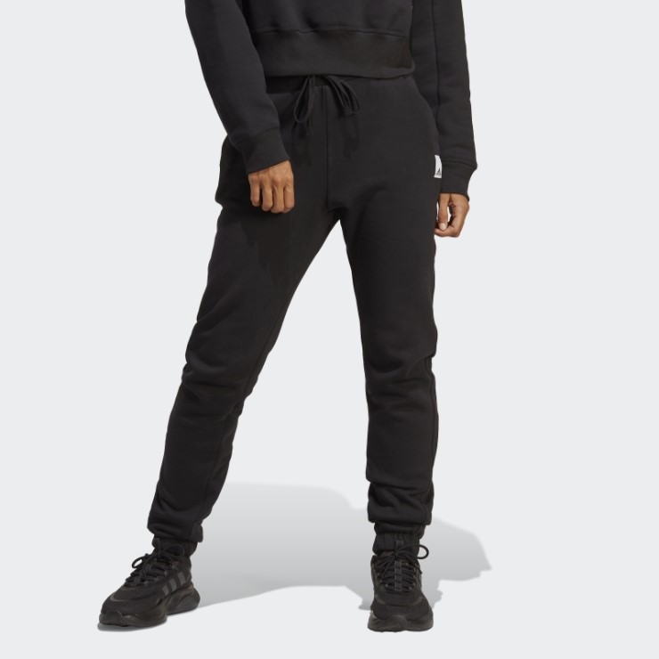 Pantalones Adidas Lounge Fleece Negros Con Estilo