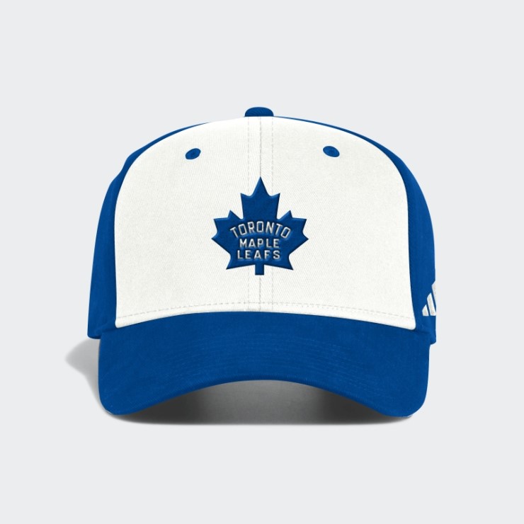 Adidas Maple Leafs Slouch Stretch Sombrero Blanco