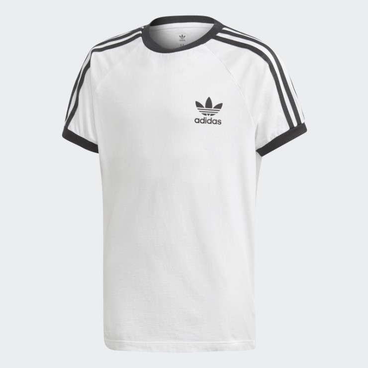 Camiseta 3 Rayas Adidas Blanca