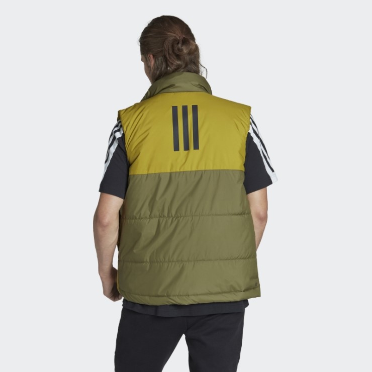 Chaleco Aislante De 3 Rayas Adidas Verde Oliva