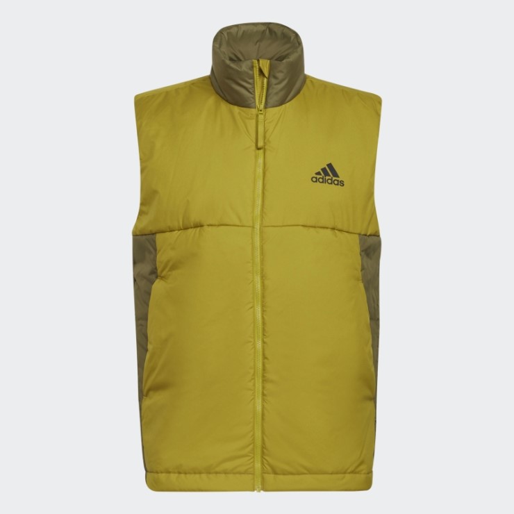 Chaleco Aislante De 3 Rayas Adidas Verde Oliva