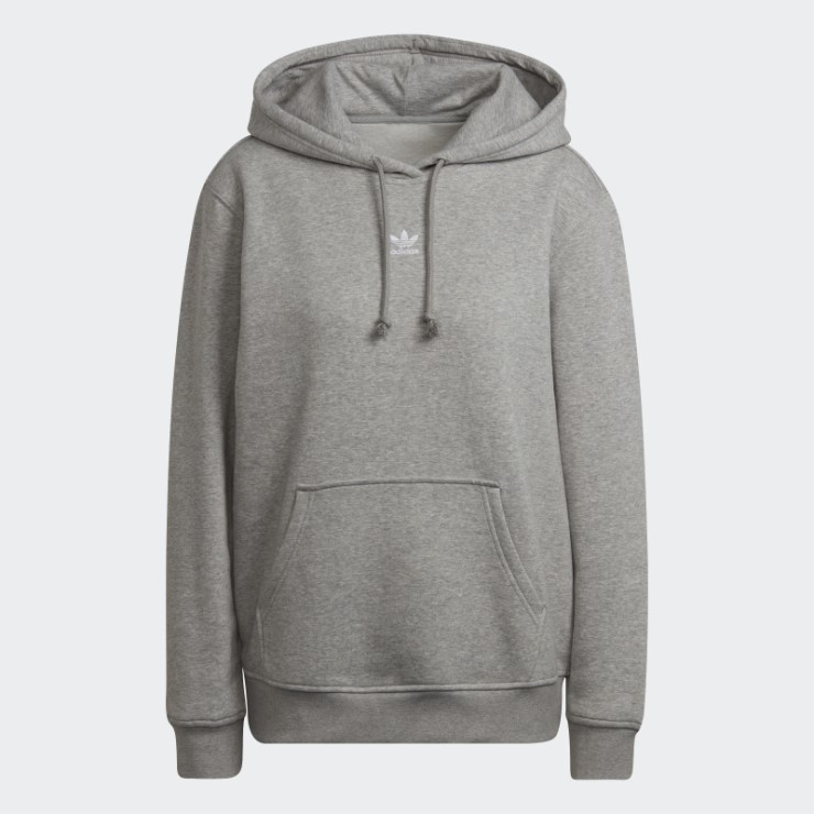 Adidas Sudadera Con Capucha Gris Medio Adicolor Essentials