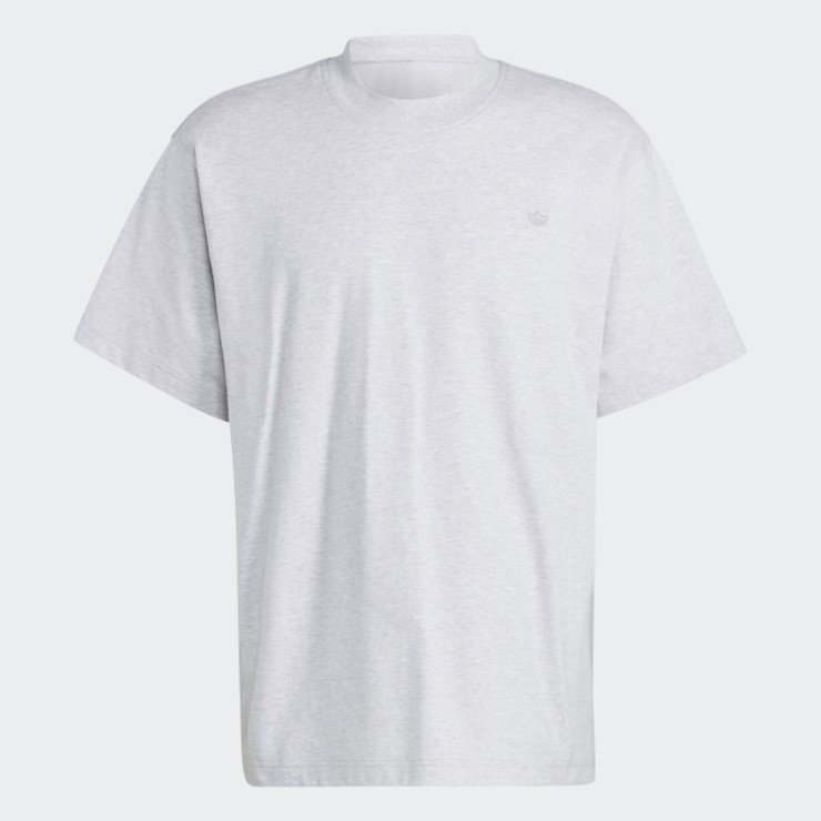 Adidas Camiseta Gris Jaspeado Adicolor Contempo