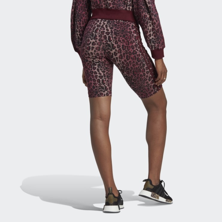 Mallas Cortas Ciclista Granate Adidas