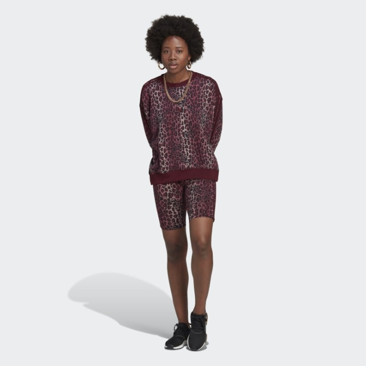 Mallas Cortas Ciclista Granate Adidas