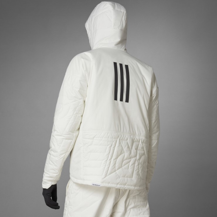 Chaqueta Acolchada Con Capucha Adidas Terrex Myshelter Primaloft No Teñida Caliente