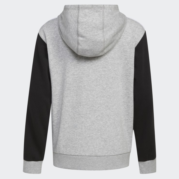 Adidas Clrblk Hood Ft Jkt Gris Medio