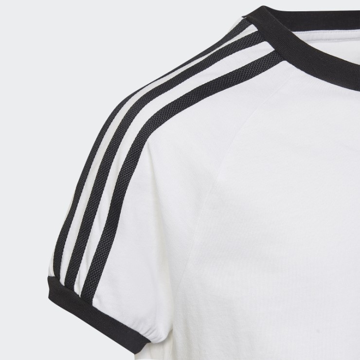 Camiseta Adidas Adicolor 3 Rayas Blanco
