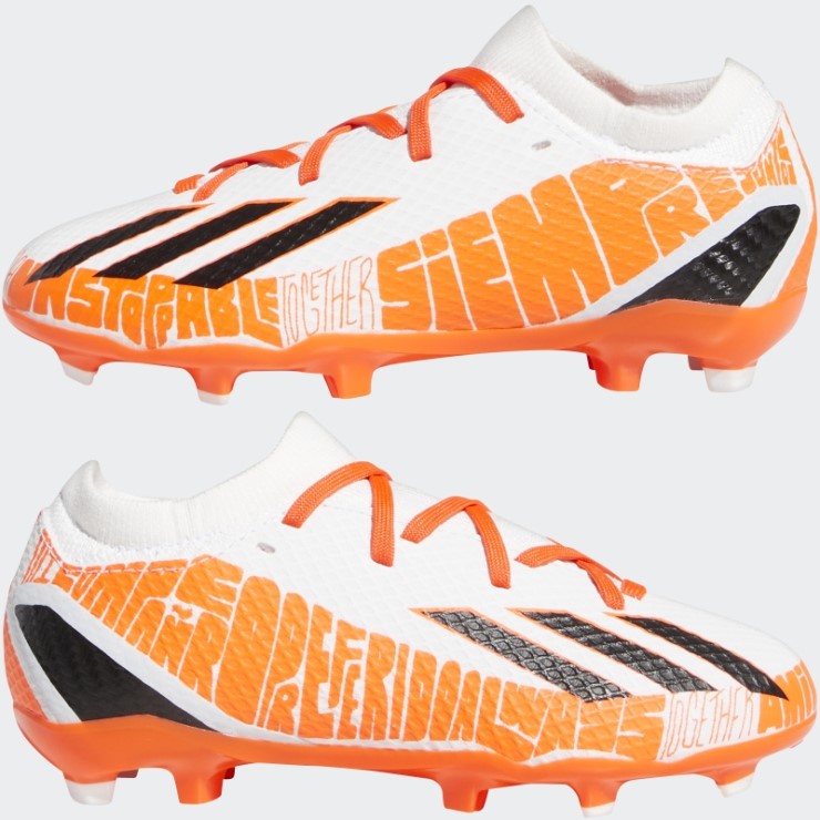 Adidas X Speedportal Messi.3 Tacos Para Terreno Firme Blanco